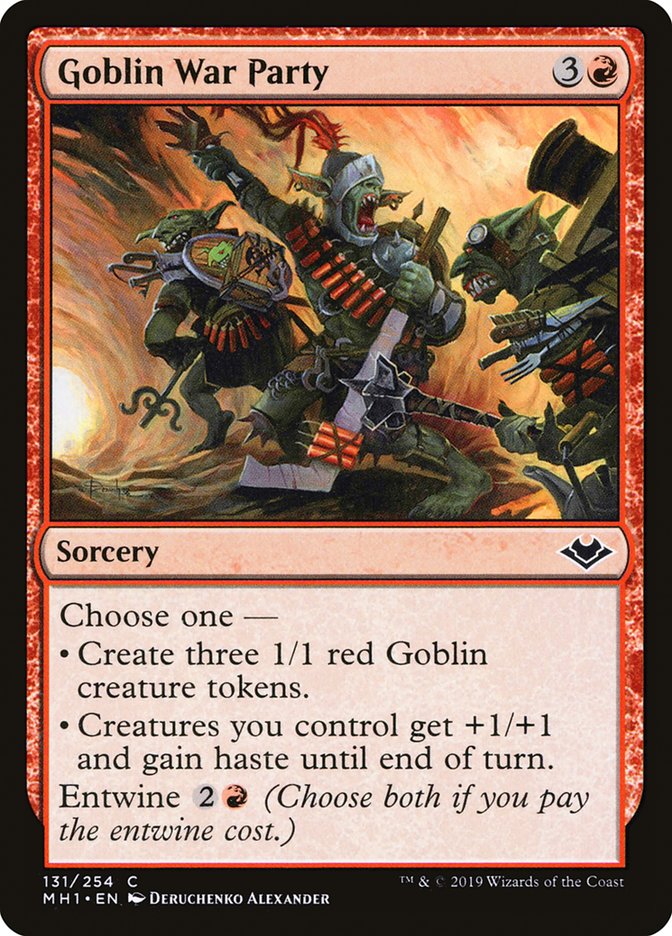 Goblin War Party [Modern Horizons]