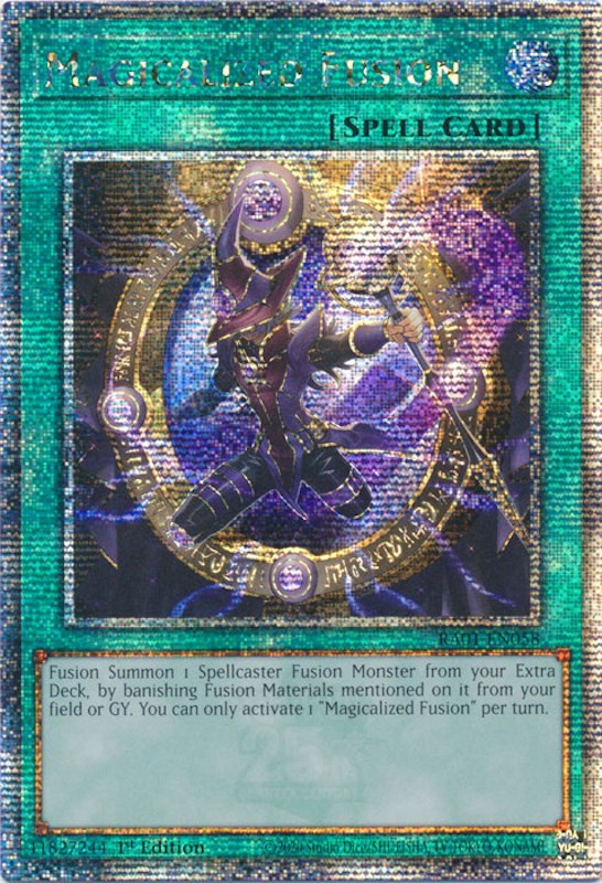 Magicalized Fusion [RA01-EN058] Quarter Century Secret Rare