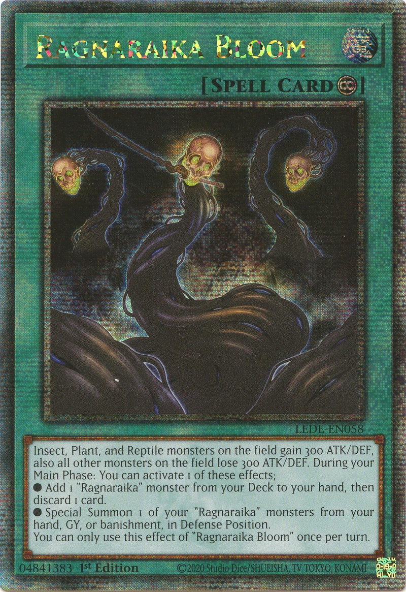 Ragnaraika Bloom (Quarter Century Secret Rare) [LEDE-EN058] Quarter Century Secret Rare