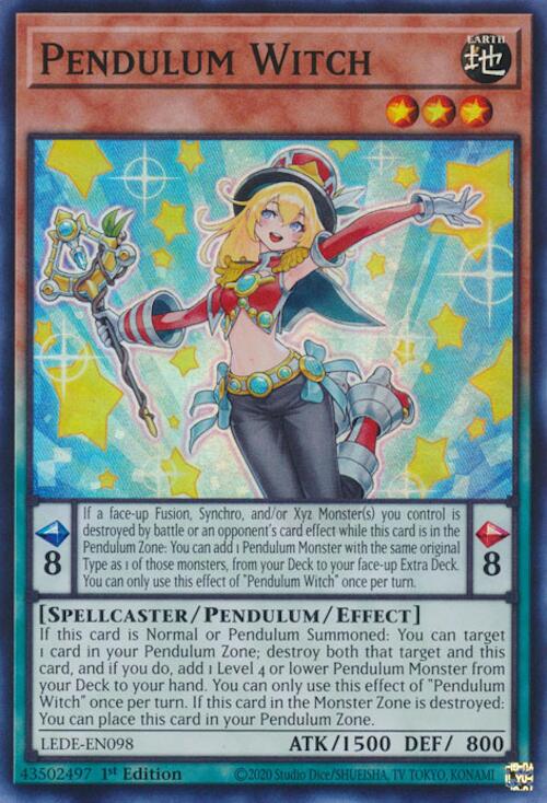 Pendulum Witch [LEDE-EN098] Super Rare