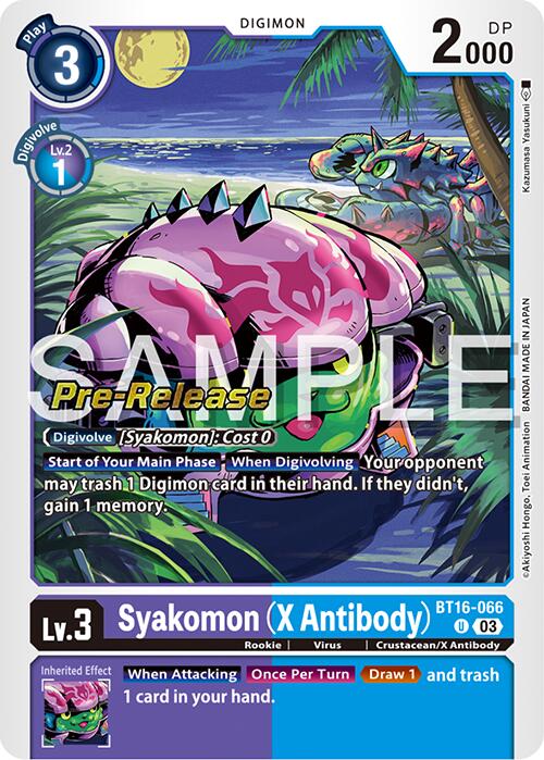 Syakomon (X Antibody) [BT16-066] [Beginning Observer Pre-Release Promo