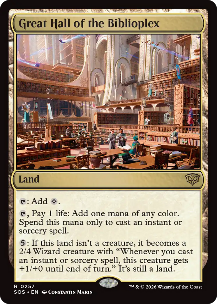 Great Hall of the Biblioplex [Secrets of Strixhaven]