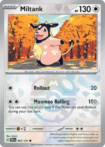 Miltank (081/131) (Master Ball Pattern) [Scarlet & Violet: Prismatic Evolutions]