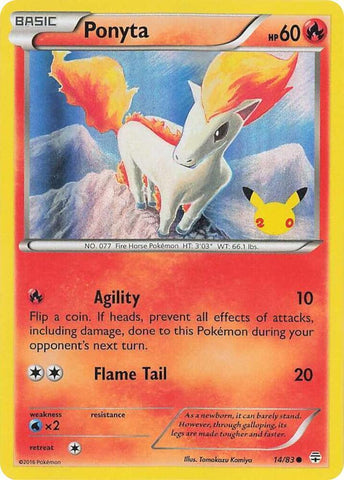 Ponyta (014/083) (UK Exclusive Promo) [Miscellaneous Cards]