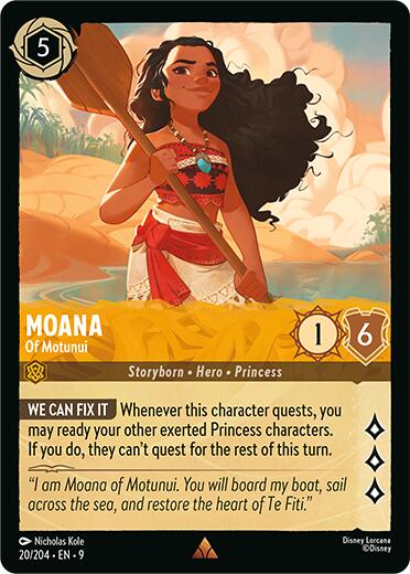 Moana - Of Motunui (20/204) [Fabled]
