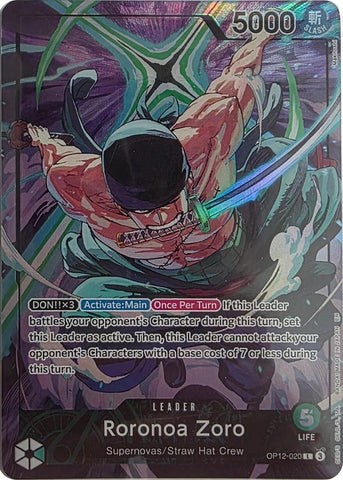 Roronoa Zoro (OP12-020) (Official Playmat Limited Edition Vol.4) [One Piece Promotion Cards]