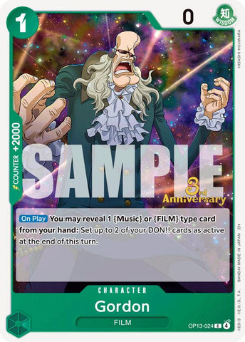 Gordon [Carrying On His Will: 3rd Anniversary Tournament Cards]