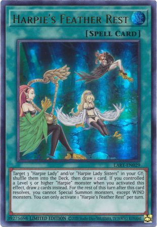 Harpie's Feather Rest [LART-EN029] Ultra Rare