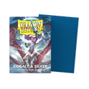Dragon Shield Cobalt & Silver 100 Matte Sleeves