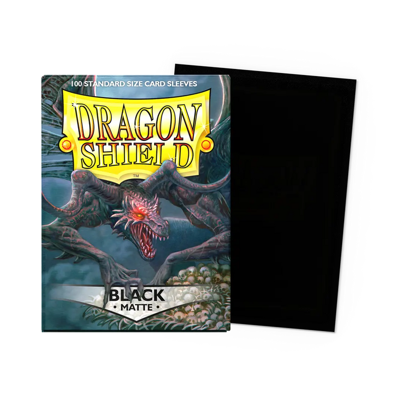 Dragon Shield Black 100 Matte Sleeves