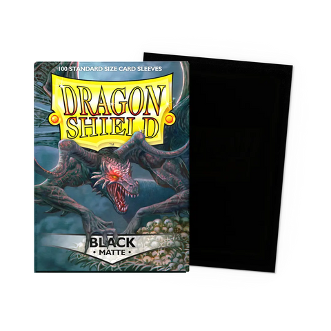 Dragon Shield Black 100 Matte Sleeves