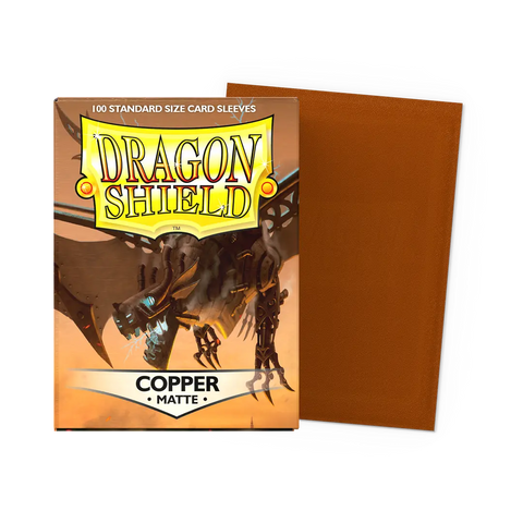 Dragon Shield Copper 100 Matte Sleeves
