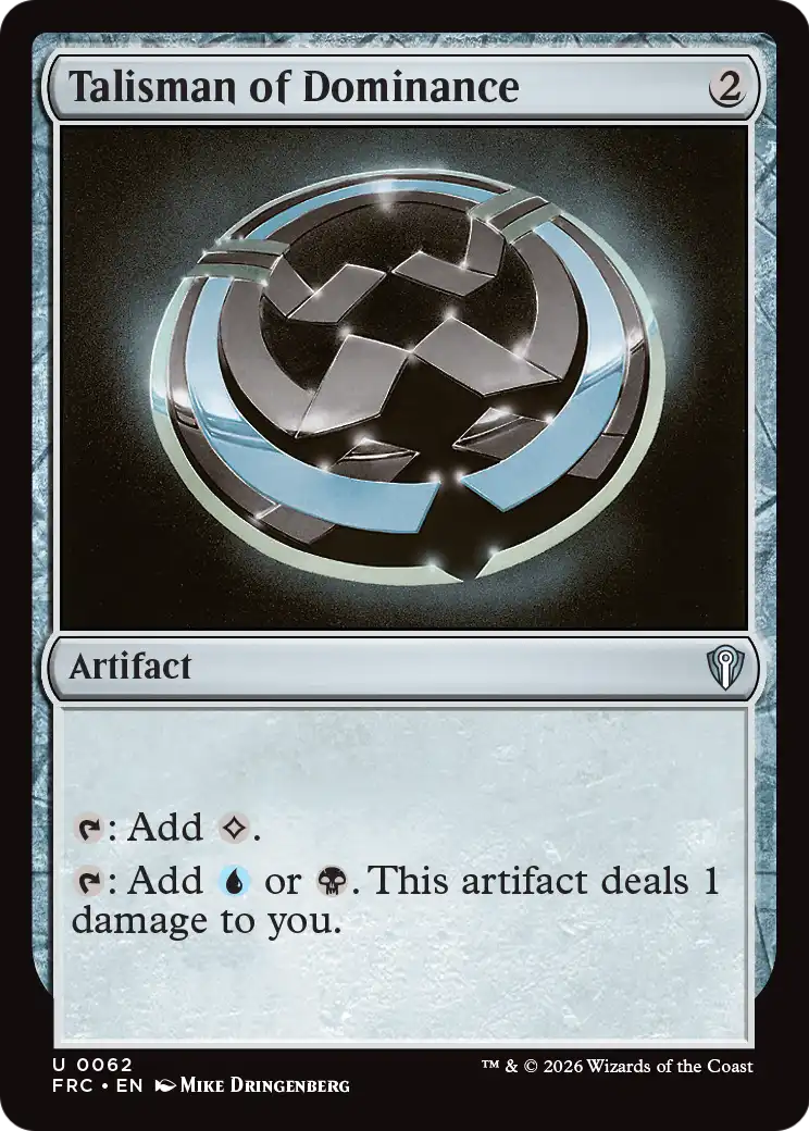 Talisman of Dominance [Reality Fracture Commander]