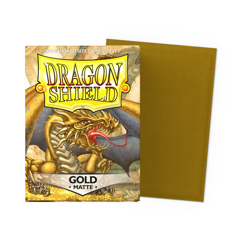 Dragon Shield Gold 100 Matte Sleeves