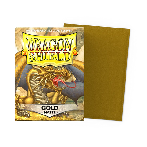 Dragon Shield Gold 100 Matte Sleeves