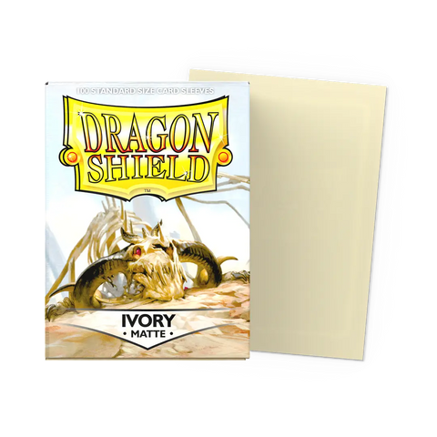Dragon Shield Ivory 100 Matte Sleeves