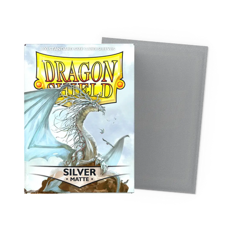 Dragon Shield Silver 100 Matte Sleeves