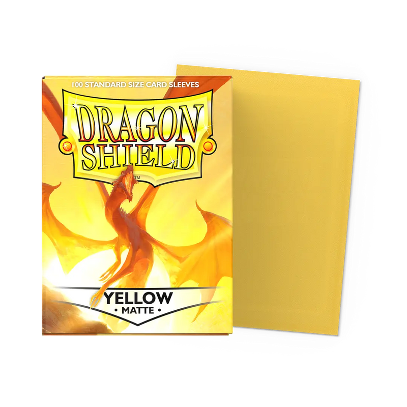 Dragon Shield Yellow 100 Matte Sleeves