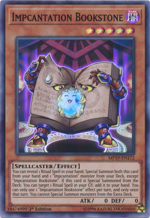 Impcantation Bookstone [MP19-EN172] Super Rare