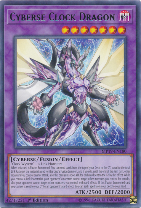 Cyberse Clock Dragon [MP19-EN180] Rare