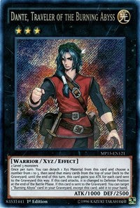 Dante, Traveler of the Burning Abyss [MP15-EN121] Secret Rare