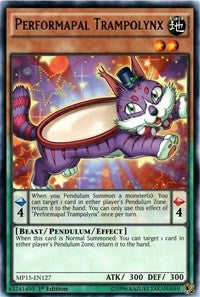 Performapal Trampolynx [MP15-EN127] Rare