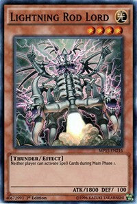 Lightning Rod Lord [MP15-EN216] Super Rare