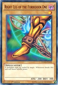 Right Leg of the Forbidden One (A) [YGLD-ENA18] Ultra Rare