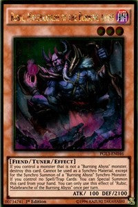 Rubic, Malebranche of the Burning Abyss [PGL3-EN046] Gold Rare