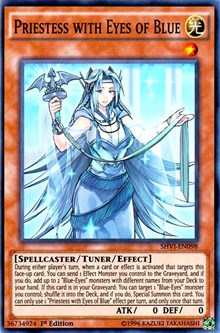 Priestess with Eyes of Blue [SHVI-EN098] Super Rare