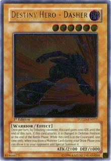 Destiny HERO - Dasher (UTR) [POTD-EN017] Ultimate Rare