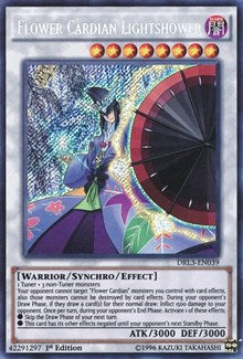 Flower Cardian Lightshower [DRL3-EN039] Secret Rare