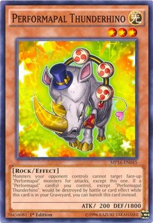 Performapal Thunderhino [MP16-EN045] Common