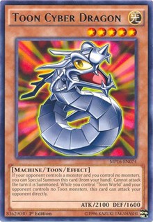 Toon Cyber Dragon [MP16-EN074] Rare