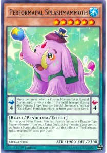 Performapal Splashmammoth [MP16-EN106] Rare