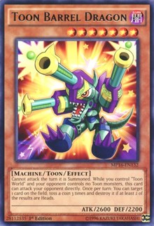 Toon Barrel Dragon [MP16-EN132] Rare