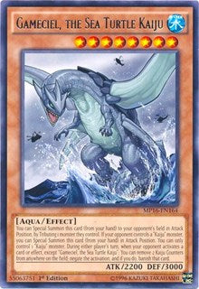 Gameciel, the Sea Turtle Kaiju [MP16-EN164] Rare