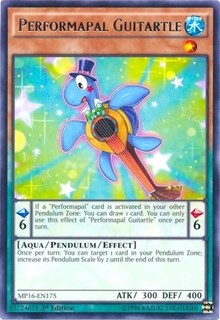 Performapal Guitartle [MP16-EN175] Rare