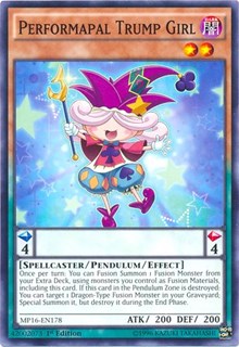 Performapal Trump Girl [MP16-EN178] Common