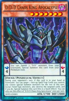 D/D/D Chaos King Apocalypse [SDPD-EN001] Ultra Rare