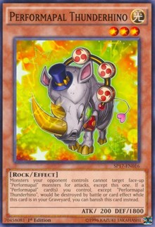 Performapal Thunderhino (Starfoil) [SP17-EN016] Starfoil Rare