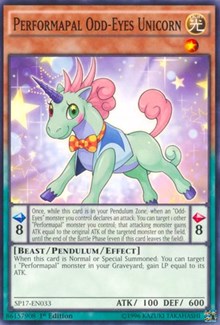 Performapal Odd-Eyes Unicorn (Starfoil) [SP17-EN033] Starfoil Rare