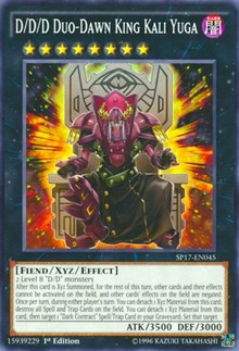 D/D/D Duo-Dawn King Kali Yuga (Starfoil) [SP17-EN045] Starfoil Rare