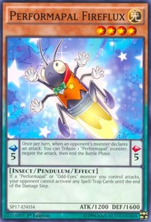 Performapal Fireflux (Starfoil) [SP17-EN034] Starfoil Rare