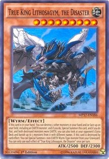 True King Lithosagym, the Disaster [MP17-EN186] Super Rare