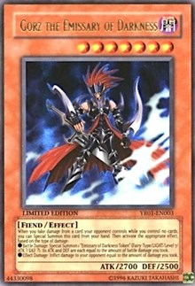 Gorz the Emissary of Darkness [YR01-EN003] Ultra Rare