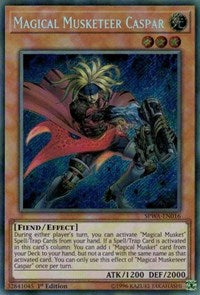 Magical Musketeer Caspar [SPWA-EN016] Secret Rare