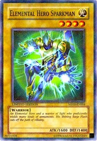 Elemental HERO Sparkman [MF03-EN004] Parallel Rare