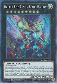 Galaxy-Eyes Cipher Blade Dragon [EXFO-ENSE4] Super Rare