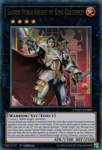 Sacred Noble Knight of King Custennin [CYHO-EN089] Ultra Rare